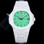 AET Factory PATEK PHILIPPE Watch Strap 9015 Tiffany 5711 White Steel Case Watch